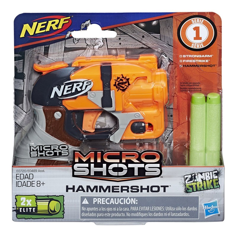 Бластер Nerf MicroShots Zombie Strike Hammershot